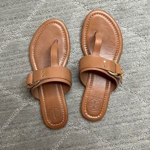 Brown Tori Burch Sandals. Like NEW. Worn once.